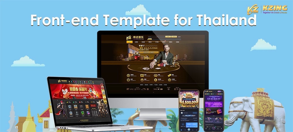 Front-end Template for Thai Online Gambling Websites